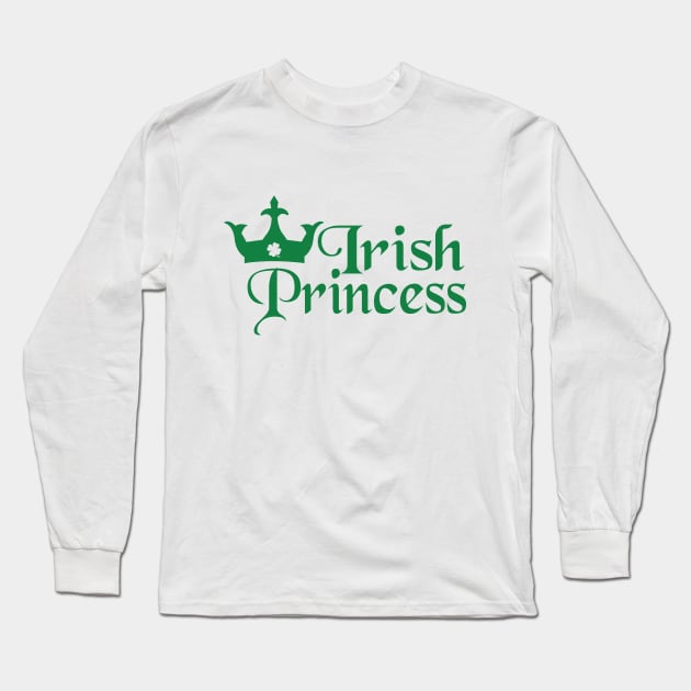 Irish Princess Long Sleeve T-Shirt by RockyDesigns